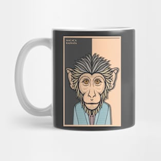 Bonnet Macaque Monkey Mug